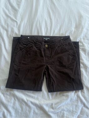 Brown Gap Cargo Capris
